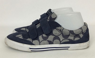 blue coach sneakers