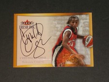 2000 Fleer WNBA , FRESH INK, CYNTHIA COOPER, BEAUTIFUL Card!!!