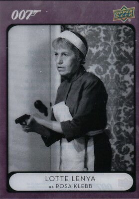 James Bond Villains & Henchman, Lotte Lenya (Rosa) #8 Purple Acetate Card SSP
