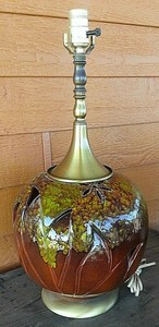 vintage mid century ceramic lamps