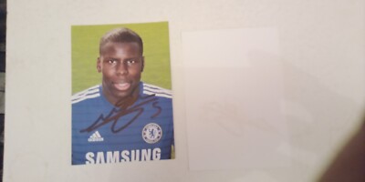 KURT ZUUMA WIDMETE WERBEKARTE mit CHELSEA, SAINT ETIENNE A.S.S.E WEST HAM