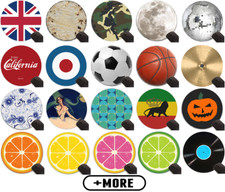 ROUND MOUSE PAD, Desktop Fabric Mouse Pad Unique Designs and Patterns 7.5"