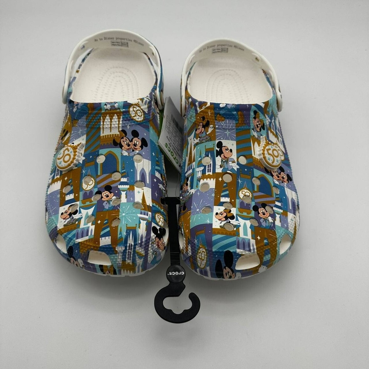 Disney 50th Anniversary Collection Parks Crocs M 9/ W 11 | eBay