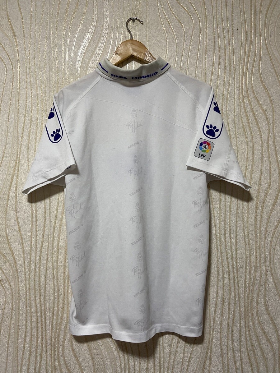 REAL MADRID 1994 1996 HOME FOOTBALL SHIRT SOCCER JERSEY KELME sz S