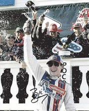 AUTOGRAPHED 2017 Ryan Blaney 21 Motorcraft Team POCONO RACE WIN Victory Lane