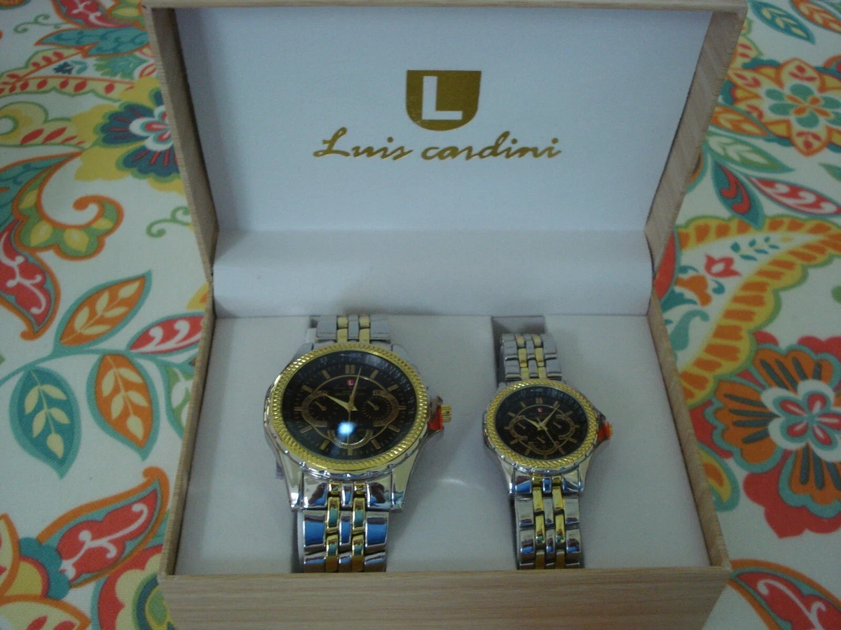 Luis cardini his shop and her watch set