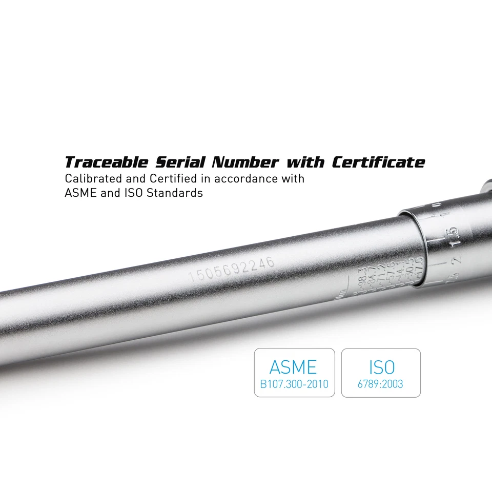 Capri Tools 1/4 in. Drive 30-150 in/lbs Industrial Torque Wrench - Image 3 of 4