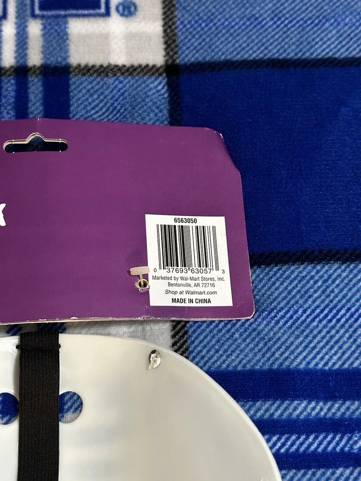 Vintage Jason Hockey Goalie Mask Halloween Costume Friday The 13th Glowing NWTS - Image 3 of 3