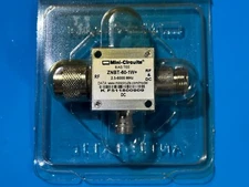 Mini Circuits MCL ZNBT-60-1W+ Bias Tee RF N conn Microwave Test SMA 2.5 MHz-6GHz