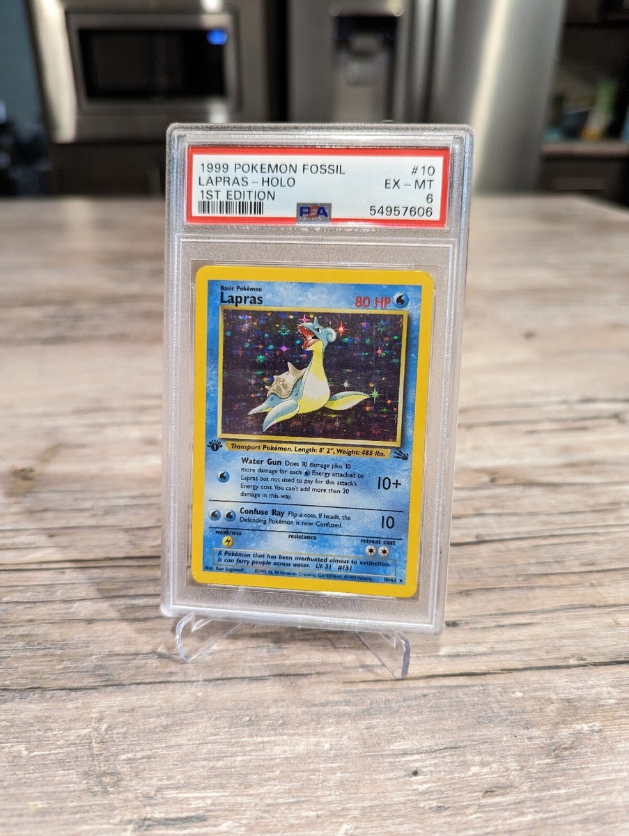 ポケモン - Lapras ラプラス 1ED 1st Edition 英語版 10/62 Lapras - Fossil 1st Edition - Pokemon | TrollAndToad