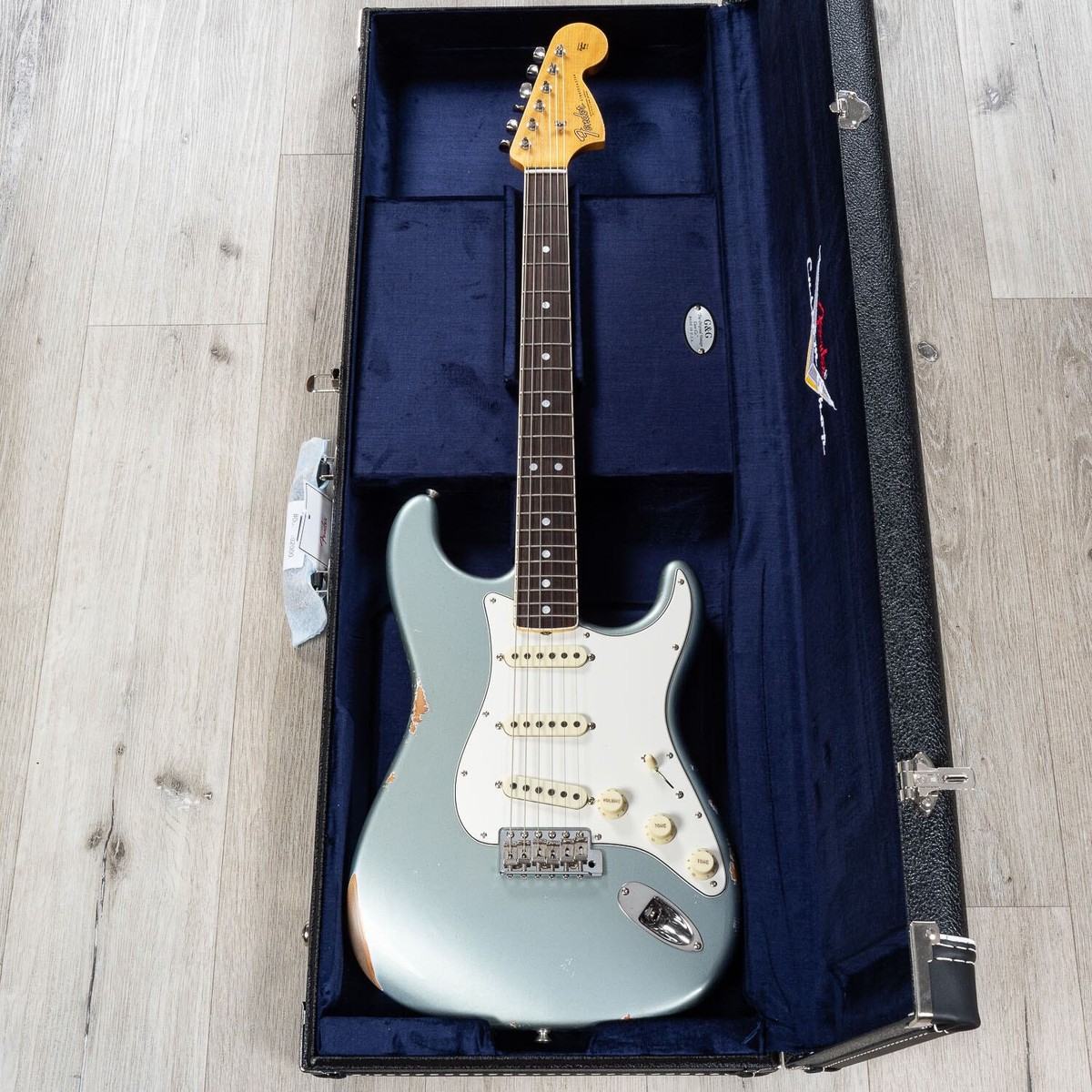 Fender Custom Shop 1967 Stratocaster Relic Guitar, Aged Ice Blue