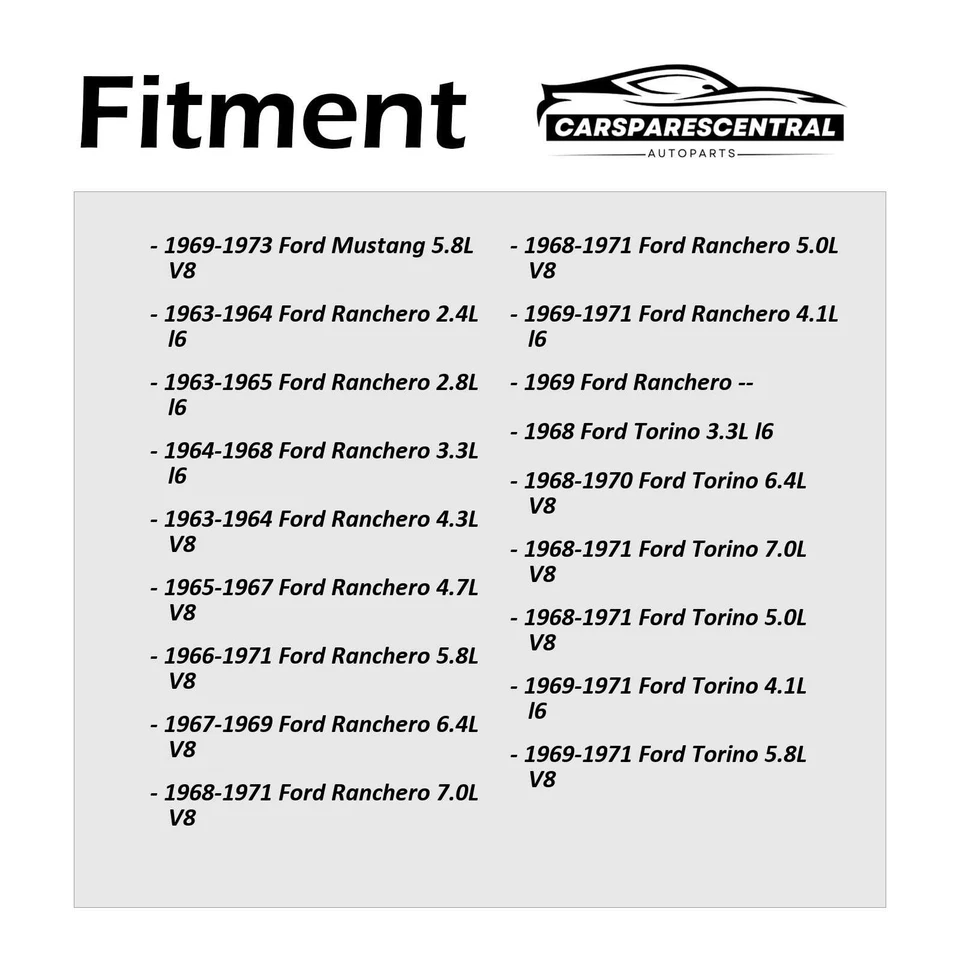 2x Kit de junta esférica de suspensão dianteira superior para 1968-1970 Ford Torino 6.4L - Imagem 4 de 4