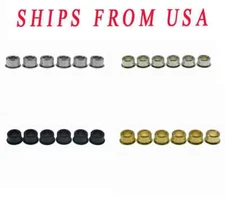 Brass 10mm Round Vintage Guitar Tuner Conversion Bushings Tuning Peg Ferrules