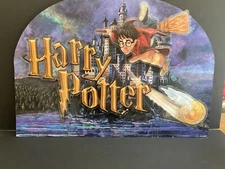 Amazing Vintage Harry Potter Store Display Sign Double Sided 3D