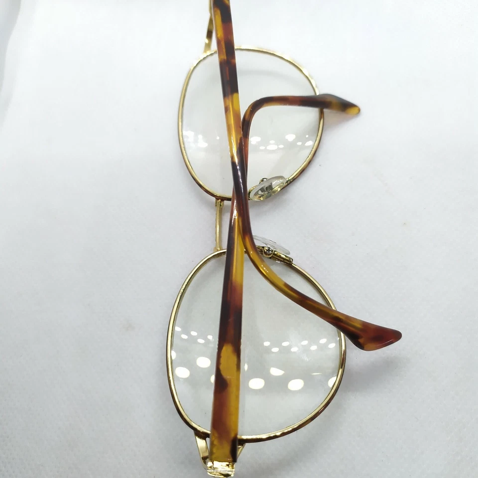 Montura de gafas Gucci vintage Italia oro blanco 135 transparente para hombre-mujer Foto 4 de 4