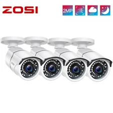 ZOSI 4PCS 4in1 1080P Waterproof Home Outdoor Security Camera Surveillance 120ft