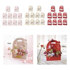 10Pcs Butterfly Flower Box Gift Wrap Box for Bouquet Graduation Outdoor