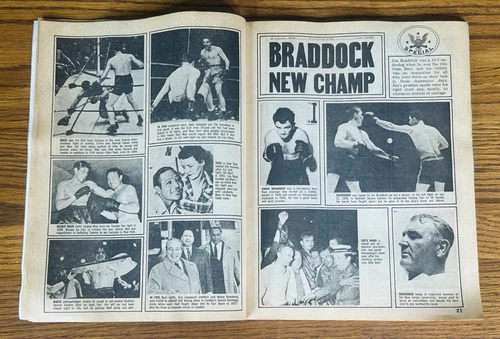 BOXING YEARBOOK 1974 MAGAZINE MUHAMMAD ALI George Foreman Jack Dempsey Joe Louis - 画像5/7