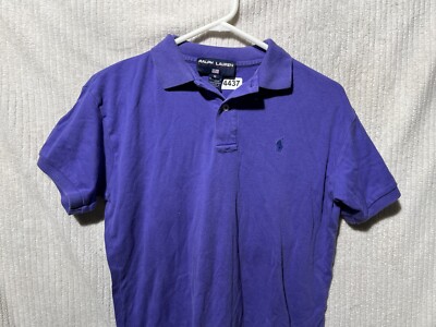 Polo Sport Ralph Lauren Mens Short Sleeve Polo Shirt Purple Solid