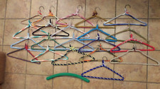 22 Vintage Wire Hangers with Crochet Cover All are Different