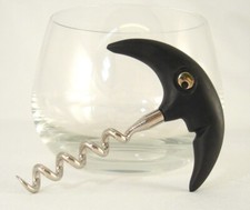Walter BOSSE Vienna CORKSCREW MOON Patinated Brass Bronze Austria