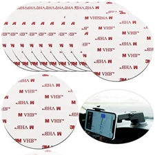 10 Pack 80mm 3.15" Circular Double Sided Sticky Pads Strong Car Sticky Adhesiv