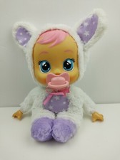 Muñeca interactiva Cry Babies Goodnight “Coney” ilumina lágrimas y 5 dulces canciones de cuna
