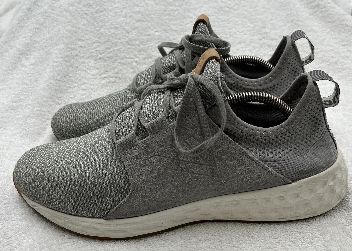 New Balance Fresh Foam CruzV1 Women's Gray Running Athletic Sz 12 WCRZRRG VGUC thumbnail 3