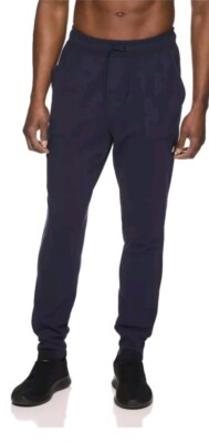 Reebok Joggers Pants 3XL Mens Fundamental Navy BLUE Slim Fit Fundamental NEW