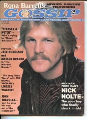 MAG: Rona Barrett's Gossip-8/1976-Laufer-Nick Nolte-Jack Nicholson-Brando-sta...