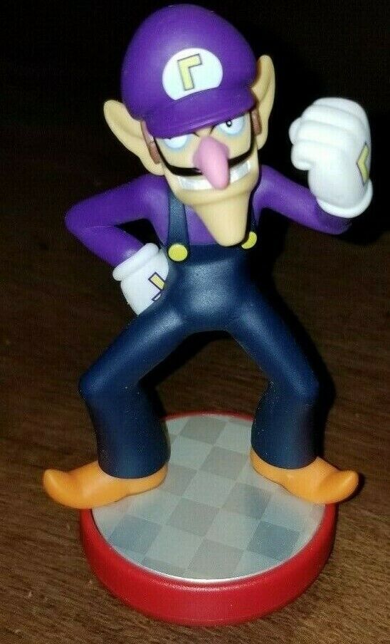  Nintendo Waluigi amiibo (SM Series) - Nintendo Wii U : Amiibo  Waluigi Sms: Toys & Games