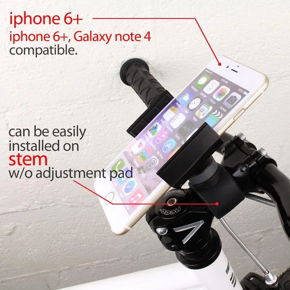 Koomus BikeGo 2 Bike Mount Holder Cradle for Samsung Galaxy S7 Edge Note 5 4 3 2 - Image 2 of 4