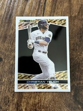 2021 Topps Update Series - Topps Black Gold Christian Yelich #BG-9