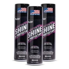 Slick Products Shine & Protectant Long-Lasting High-Gloss Clear Coat Spray 3Pack