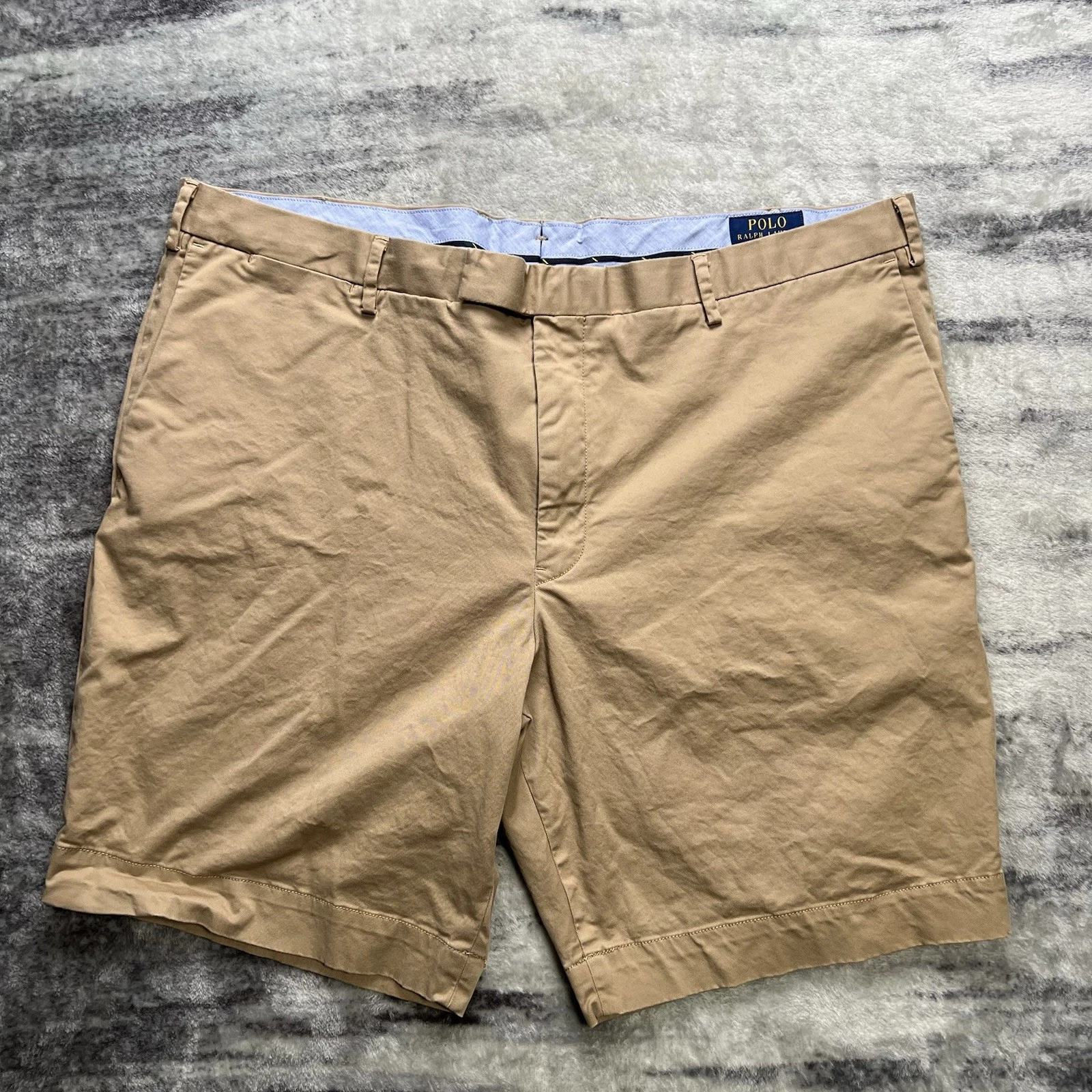 Polo Ralph Lauren Men's 42 x 9'' Stretch Slim Fit Shorts Khaki Chino