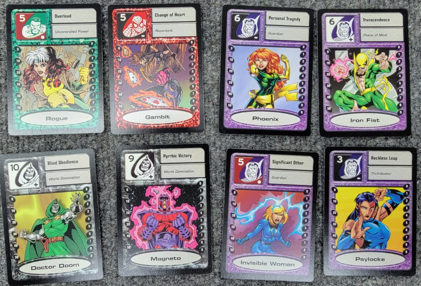 Marvel Super Heroes Adventure Game Saga Games Rules 100 Cards