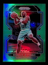 Bismack Biyombo 2021-22 Panini Prizm Green Prizm #195 Charlotte Hornets