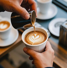 12oz Disposable Paper Coffee Cups -1000 Cups -New