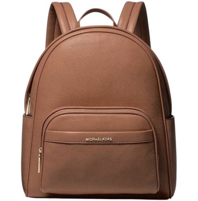 Michael Kors $298 Bex Medium Pebble Leather Brown Backpack (Luggage) NEW