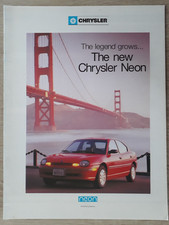 Chrysler Neon Range Brochure c.1996 - LE  LX