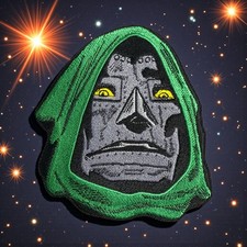 Dr Doom Embroidery Patch Multi Sizes 3 - 6.5