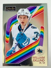 2024 O-Pee-Chee Platinum William Eklund #R-31 Rainbow