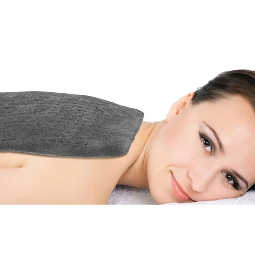 Pure Enrichment PureRelief 4 Heat 2hr Deluxe Electric Heating Pad Gray 12"x24" - Picture 5 of 6
