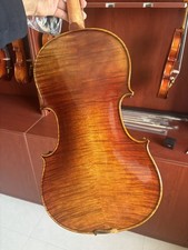Aged wood 16 inch Handmade Viola Nice Flamed with Case Bow DDP to USA 