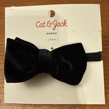 Boys' Holiday Velvet Bow Tie - Cat  Jack  Black