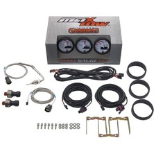 Maxtow Boost 1500f Pyro Egt Fuel Press Diesel Gauge Set White Dialgreen Led