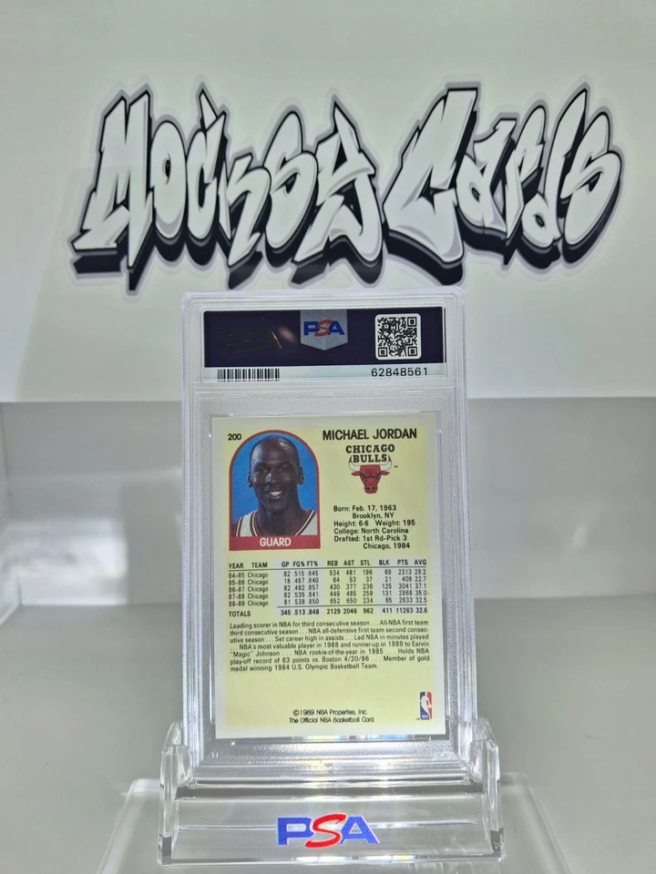 Hoops #200 Michael Jordan 1989 como nuevo 9 Foto 2 de 2