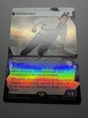 desmond miles mtg card Magic The Gathering - Universes Beyond - Assassin's Creed Desmond Miles [Foil] #130 Prices