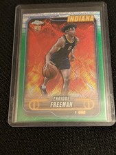 2024-25 TOPPS CHROME ENRIQUE FREEMAN ROOKIE GREEN TOPPS REFRACTOR