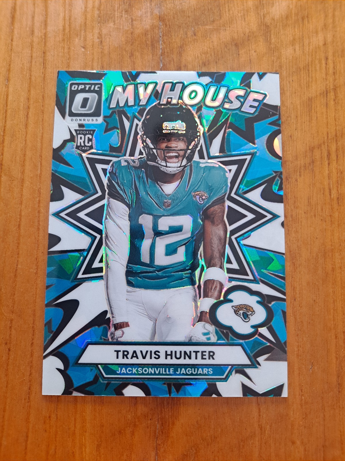 2025 Panini Donruss Optic - My House! Travis Hunter #3 Ice Prizm /55 (RC) READ